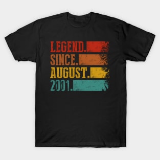 Born In August 2001 23Rd 23 T-Shirt